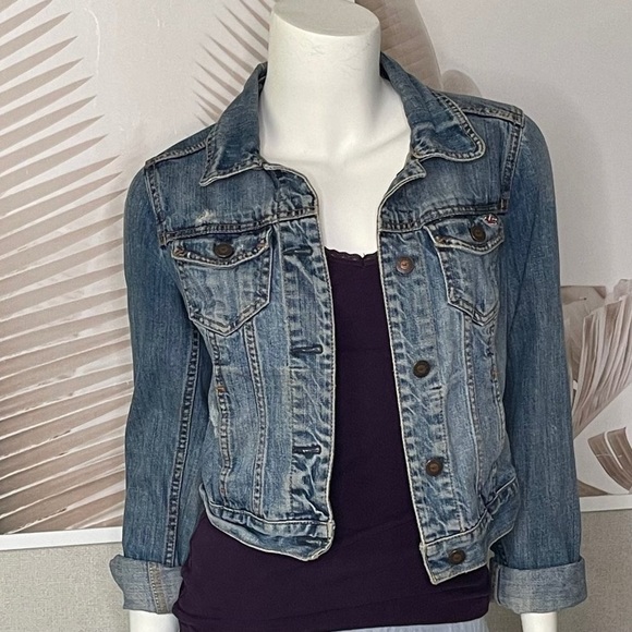 Hollister Womens Jean Jacket Small - Picture 2 of 7